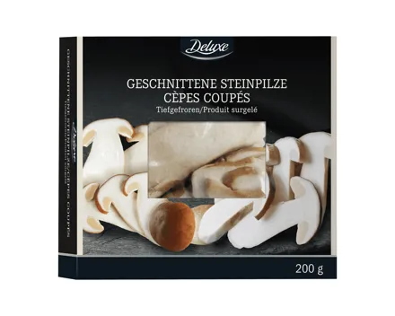 Geschnittene Steinpilze