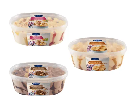 Gestrudeltes Glace