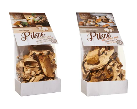 Getrocknete Pilzmischungen