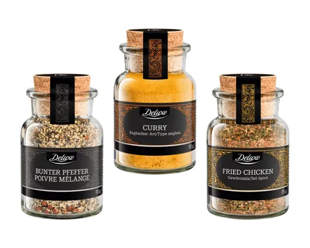 Gewürze im Korkenglas