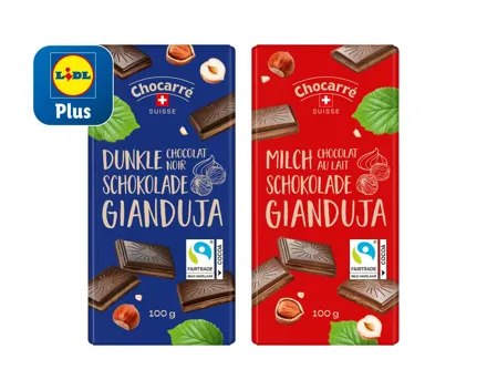 Gianduja Tafel (Aktion nur in der Deutsch- und Westschweiz gültig)