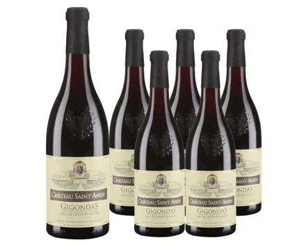 Gigondas AOP Château Saint-André 6x 75cl (2023) – Rotwein, Frankreich (0.75l)