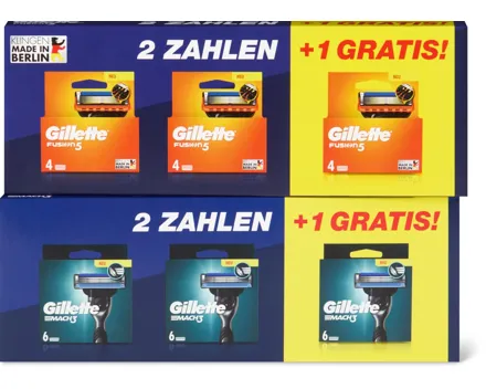Gillette Ersatzklingen-Fusion 5 oder -Mach 3