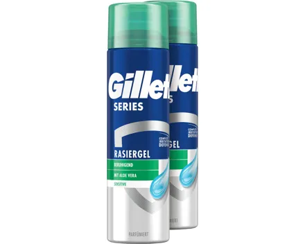 Gillette Rasiergel Classic Empfindliche Haut 2x 200 ml