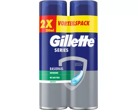 Gillette Rasiergel Classic Empfindliche Haut 2x 200 ml