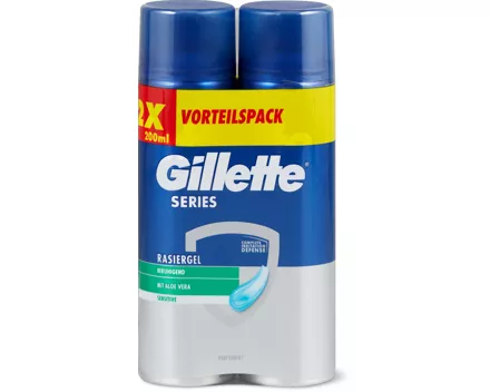 Gillette-Rasiergel oder -Schaum