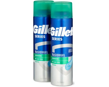 Gillette-Rasiergel oder -Schaum