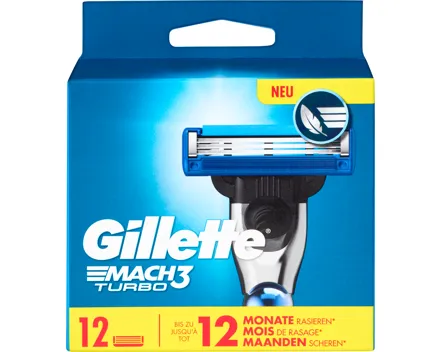 Gillette Rasierklingen Mach3 Turbo