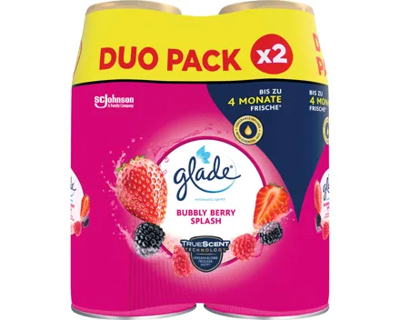 Glade Automatisches Duftspray Bubbly Berry Splash 2 x 269 ml