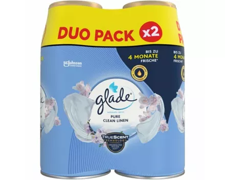 Glade Automatisches Duftspray Pure Clean Linen 2 x 269 ml