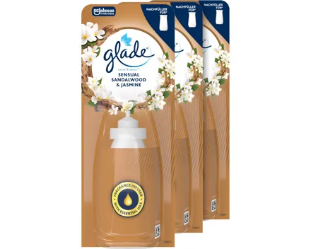 Glade Nachfüller Sensual Sandalwood & Jasmin 3 x 18 ml
