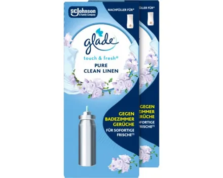Glade Touch & Fresh Pure Clean Linen Refill 2x10ml