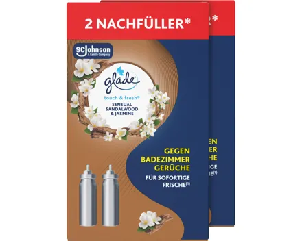 Glade Touch & Fresh Sandalwood & Jasmin Refill 2x10ml