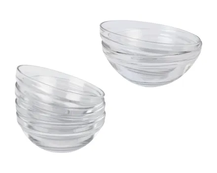 Glas-Servierschalen-Set