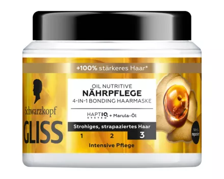 Gliss Nährpflege 4-in-1 Bonding Haarmaske Oil Nutritive 400 ml