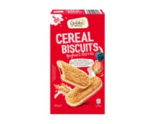 GOLDEN BRIDGE Cereal Biscuits, Erdbeer-Joghurt