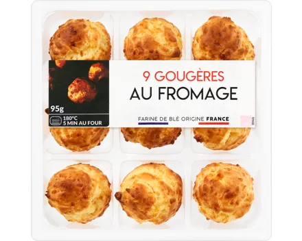 Gougères Käse