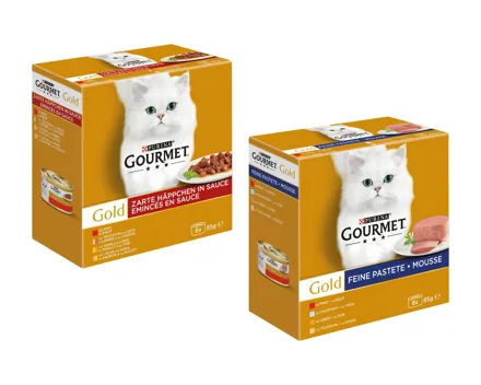 Gourmet Gold Katzennahrung (Aktion nur in der Deutsch- und Westschweiz gültig)