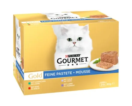 Gourmet Gold Pastete Rind 24 x 85 g