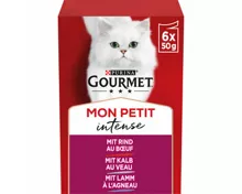 Gourmet Mon Petit Katzenfutter in Sauce Fleisch 6x50g