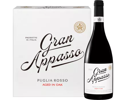 Gran Appasso Rosso ottenuto da uve leggermente appassite Puglia IGP