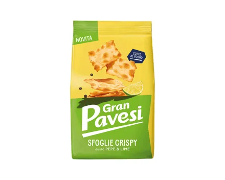 GRAN PAVESI Sfoglie Crispy Pfeffer & Limette