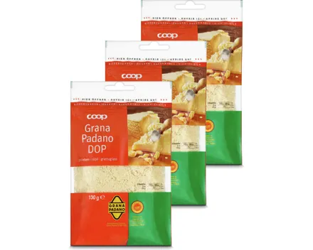 Grana Padano Reibkäse 3x 130g