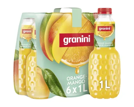 Granini Nektar-Fruchtsaft Orange & Mango Nektar 6x1l