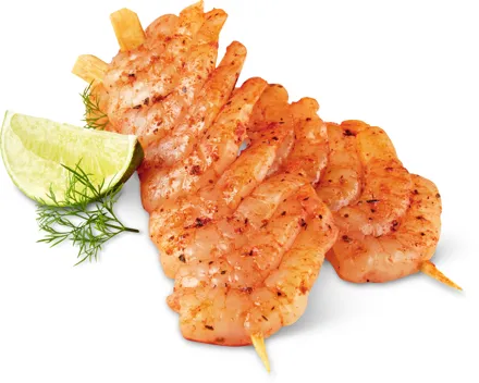 Grill mi Crevettenspiesse Greek Style, ASC