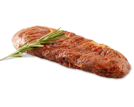 Grill mi Rinds-BBQ-Steak mariniert, IP-SUISSE