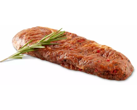 Grill mi Rinds-BBQ-Steak mariniert, IP-SUISSE
