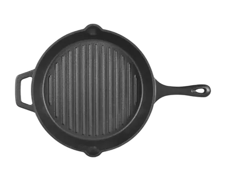 GRILLMEISTER Gusseisen-Brat-/Grillpfanne