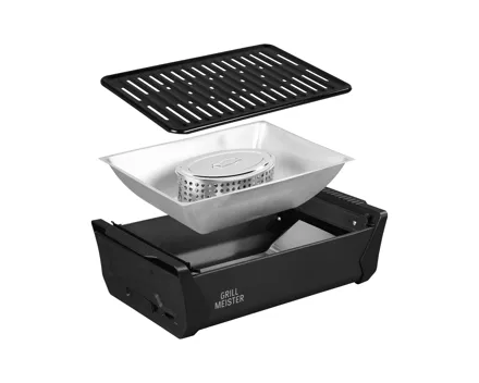 GRILLMEISTER Holzkohlegrill mit Aktivbelüftung (Aktion nur in der Deutschschweiz gültig)