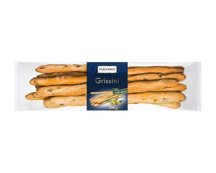 Grissini mit Oliven