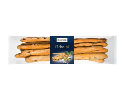 Grissini mit Oliven
