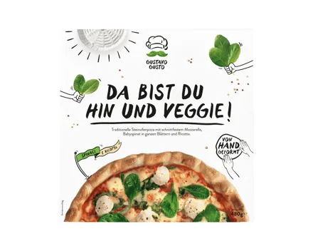 GUSTAVO GUSTO Pizza Spinaci e Ricotta