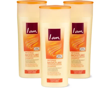 Haarpflege- oder Styling-Produkte der Marken I am, Nivea, Elseve, Gliss Kur und Got2b