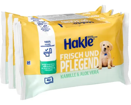 Hakle feuchte Toilettentücher Frisch und Pflegend
