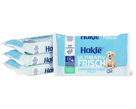 Hakle feuchtes Toilettenpapier, 4er-Pack