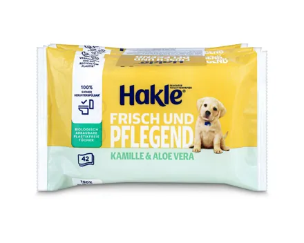Hakle Frisch & Pflegend Feuchttücher 4x42 Stück