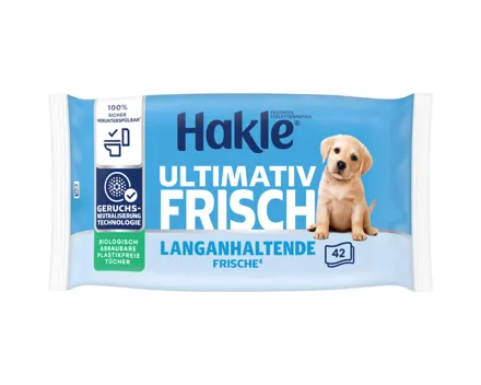 Hakle Klassische Sauberkeit Feuchttücher, 42 Stück