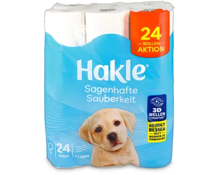 Hakle Sagenhaft weiss 3-lagig 24 Rollen