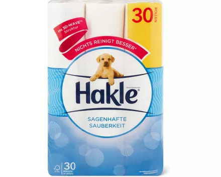 Hakle-Toilettenpapier oder -Feuchttücher