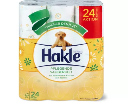 Hakle-Toilettenpapier oder -Feuchttücher