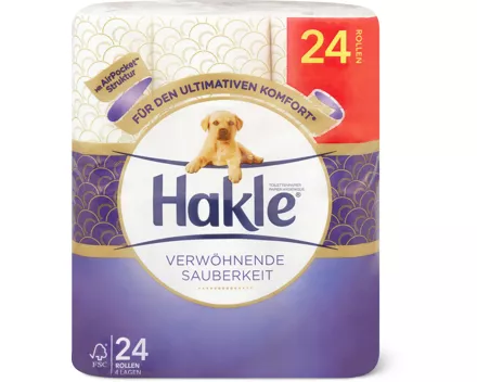 Hakle-Toilettenpapier oder -Feuchttücher