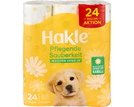 Hakle Toilettenpapier Pflegende Sauberkeit