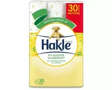 Hakle Toilettenpapier Pflegende Sauberkeit, FSC® Mix, 4-lagig, 30 Rollen