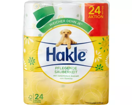 Hakle Toilettenpapier Pflegende Sauberkeit Kamille