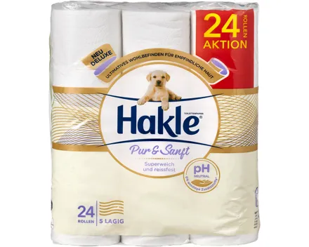 Hakle Toilettenpapier Pur & Sanft