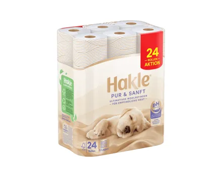 HAKLE Toilettenpapier Pur & Sanft